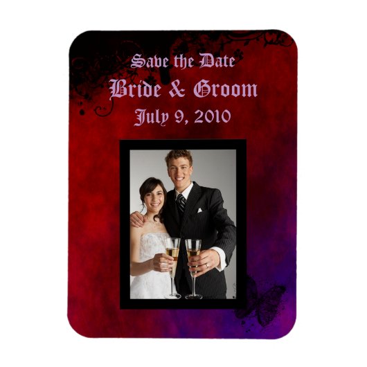 Gothic Heart Magnet (Vertikal)