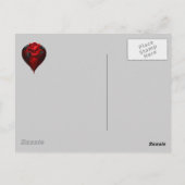 Gothic Heart Postkarte (Rückseite)