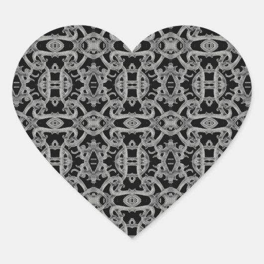 GOTHIC Heart Stickers (Vorderseite)