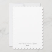 Gothic Heart Valentine Flat Grußkarte Feiertagskarte (Rückseite)