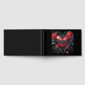 Gothic Heart Valentine Guest Book Gästebuch (Voll)
