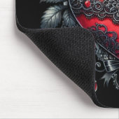 Gothic Heart Valentinsmauspad Mousepad (Ecke)