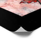 Gothic Herbst Fairy Art Poster drucken (Ecke)