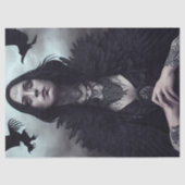 Gothic Hexe Decoupage Seidenpapier (Vorderseite)