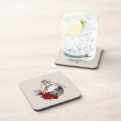 Gothic Hexe Liebe Pop Getränkeuntersetzer (Rechte Seite)