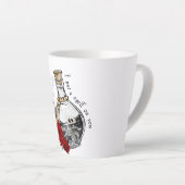 Gothic Hexe Liebe Pop Milchtasse (Rechte Ecke)