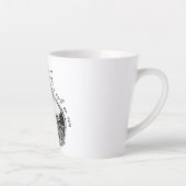 Gothic Hexe Liebe Pop Milchtasse (Rechts)