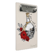 Gothic Hexe Liebe Pop Mini Klemmbrett (Schrägansicht)