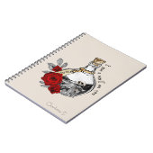 Gothic Hexe Liebe Pop Notizblock (Linke Seite)