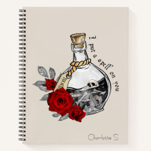 Gothic Hexe Liebe Pop Notizblock