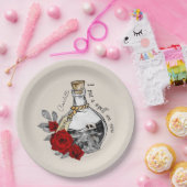 Gothic Hexe Liebe Pop Pappteller (Party)