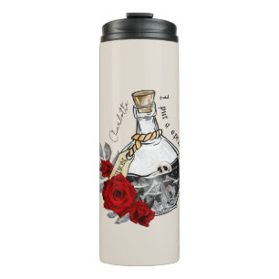 Gothic Hexe Liebe Pop Thermosbecher