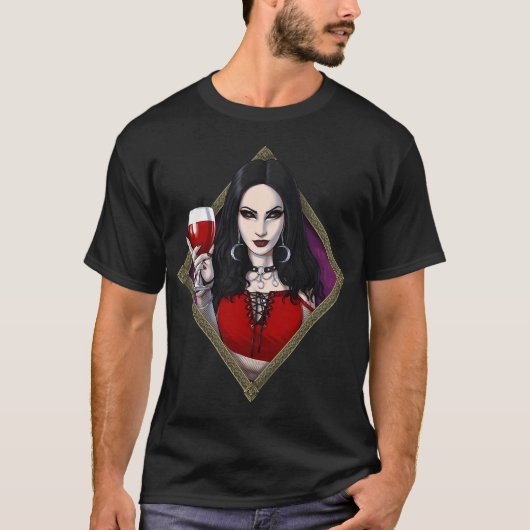 Gothic Hexe T-Shirt (Vorderseite)