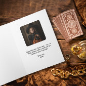 Gothic Hexe Tarot Niedlich Cat Halloween Foto Karte