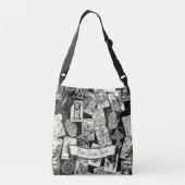 Gothic Hexenkraft Apothekary Tarot Cards Tragetaschen Mit Langen Trägern (Rückseite)