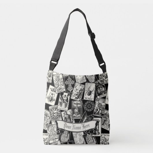 Gothic Hexenkraft Apothekary Tarot Cards Tragetaschen Mit Langen Trägern (Vorderseite)