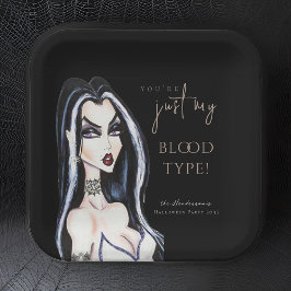 Gothic-Hexenmeister, Wasserfarbe, Teller