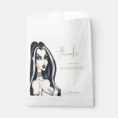 Gothic Hexenspass Wasserfarbe Halloween-Party Geschenktütchen (Vorderseite)