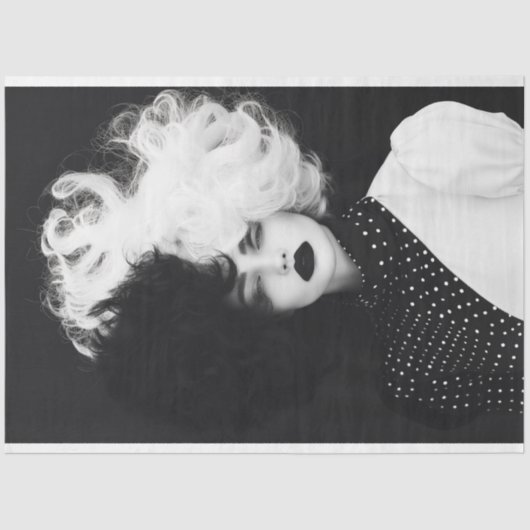 Gothic High Fashion Decoupage Seidenpapier (Vorderseite)