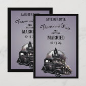 Gothic Hochzeit - Save the Date (Vorne/Hinten)