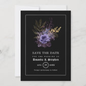 Gothic Hochzeit Save The Date (Vorderseite)