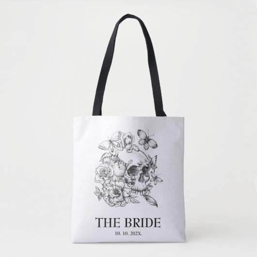Gothic-Hochzeitsbraut Tasche (Vorderseite)