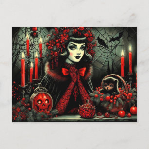 Gothic Holiday Greetings Postkarte