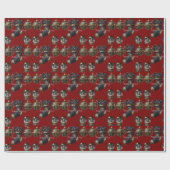 Gothic Holidays Wrapping Paper Geschenkpapier (Flach)