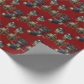 Gothic Holidays Wrapping Paper Geschenkpapier (Ecke)
