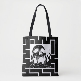 Gothic Höllen-Schädel-Labyrinth Tasche