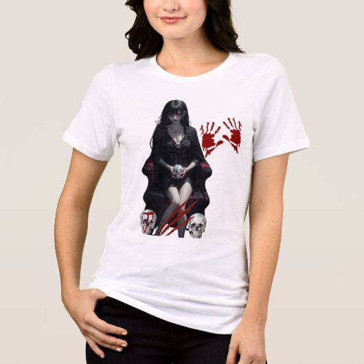 Gothic Horror Anime T - Shirt (Vorderseite)