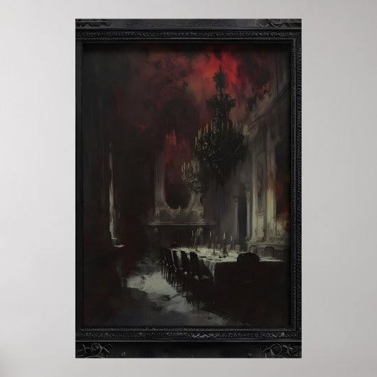Gothic Horror Art for Dark Souls, Victorian Goth Poster (Vorne)