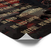 Gothic Horror Chain Keeper Dark Fantasy Wall Poster (Ecke)