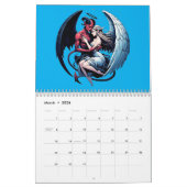 Gothic Horror Dark Fantasy Art Creatures Kalender (Mär 2026)