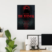 Gothic Horror Der Zeuge Dunkle Ästhetik Wand Poster (Heimbüro)