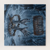 Gothic-Horror-Illustration gefrorener Hände Puzzle (Horizontal)