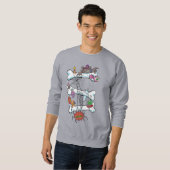 Gothic Horror Kunst Sweatshirt (Vorne ganz)