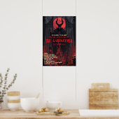 Gothic-Horror-Plakat Der Torwächter Wandkunst Poster (Küche)