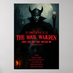 Gothic Horror Plakat Seelenwächter Wandkunst Poste