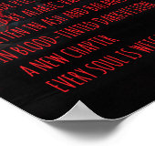 Gothic Horror Poster Der Richter Dark Fantasy Wand (Ecke)