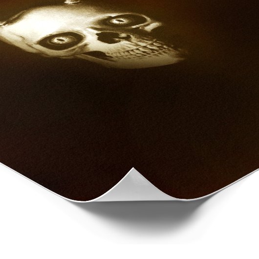 Gothic Horror Skeletons Poster (Ecke)