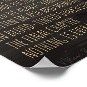 Gothic Horror The Collector Dark Fantasy Wand Poster (Ecke)