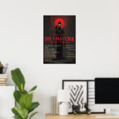 Gothic Horror The Collector Dark Fantasy Wand Poster (Heimbüro)
