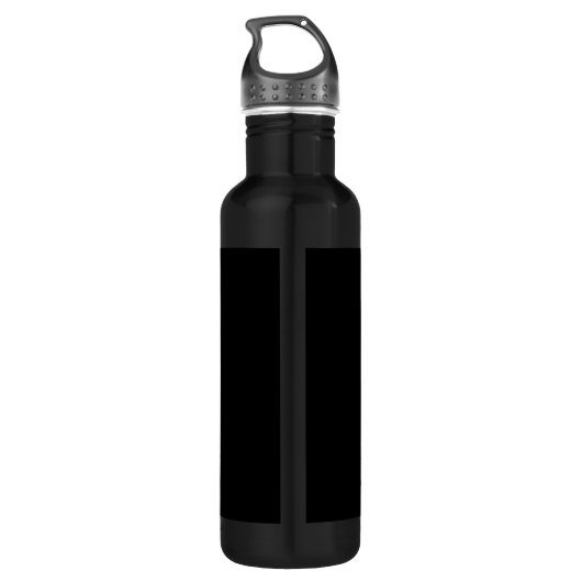 Gothic Humor Funny F Caw F Crow Design Edelstahlflasche (Rückseite)