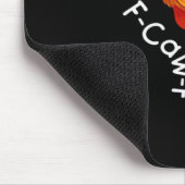 Gothic Humor Funny F Caw F Crow Design Mousepad (Ecke)