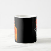 Gothic Humor Funny F-Caw-F Crow Kaffeetasse (Mittel)