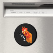 Gothic Humor Lustiger F-Caw-F Rabe Magnet (In Situ (Geschirrspüler))