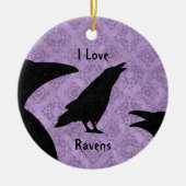Gothic I Liebe Ravens Keramikornament (Vorne)