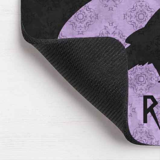 Gothic I Liebe ravens Mousepad (Ecke)