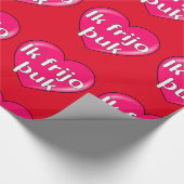 Gothic - Ich Liebe Sie Geschenkpapier (Ecke)